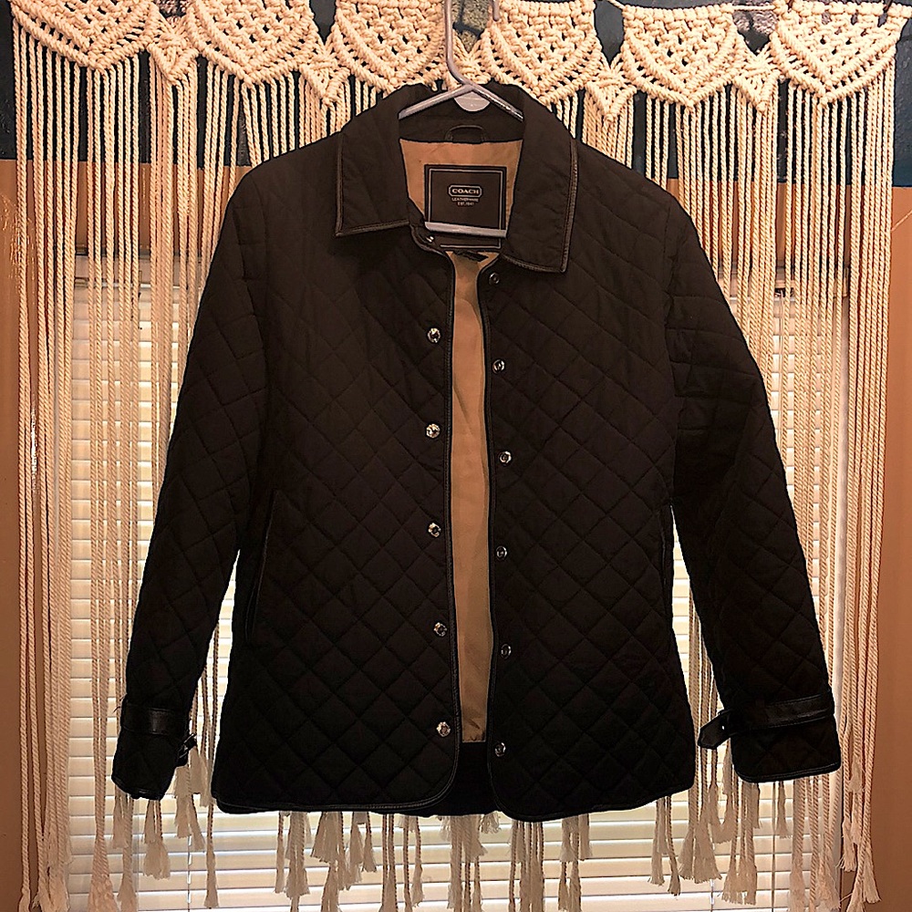 Black coach jacket
